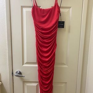 J Lux Label Ruched Dress
